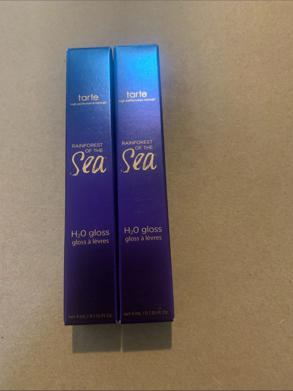tarte Rainforest of the Sea H2O Gloss - Purple with Gold Lettering (2-Pack)